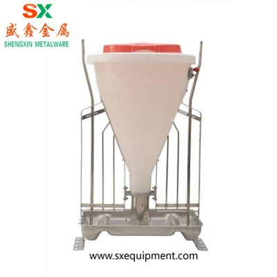 ಹಂದಿಗಳಿಗೆ ಡಬಲ್ ಸೈಡ್ ಸ್ಟೇನ್ಲೆಸ್ ಫೀಡರ್ಗಳು